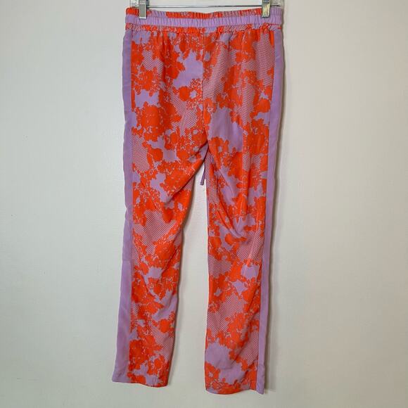 Nanette Lepore L'amour Casual Pants Pink & Orange Abstract Medium - Picture 2 of 8